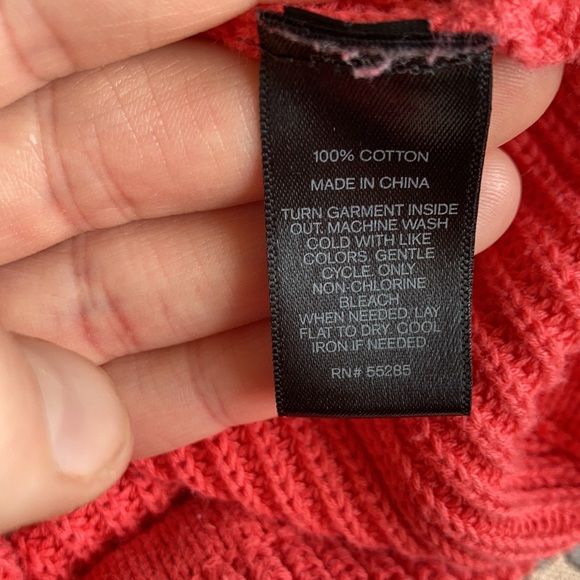 Express Coral Tunic Sweater, Size XS - Picture 5 of 6